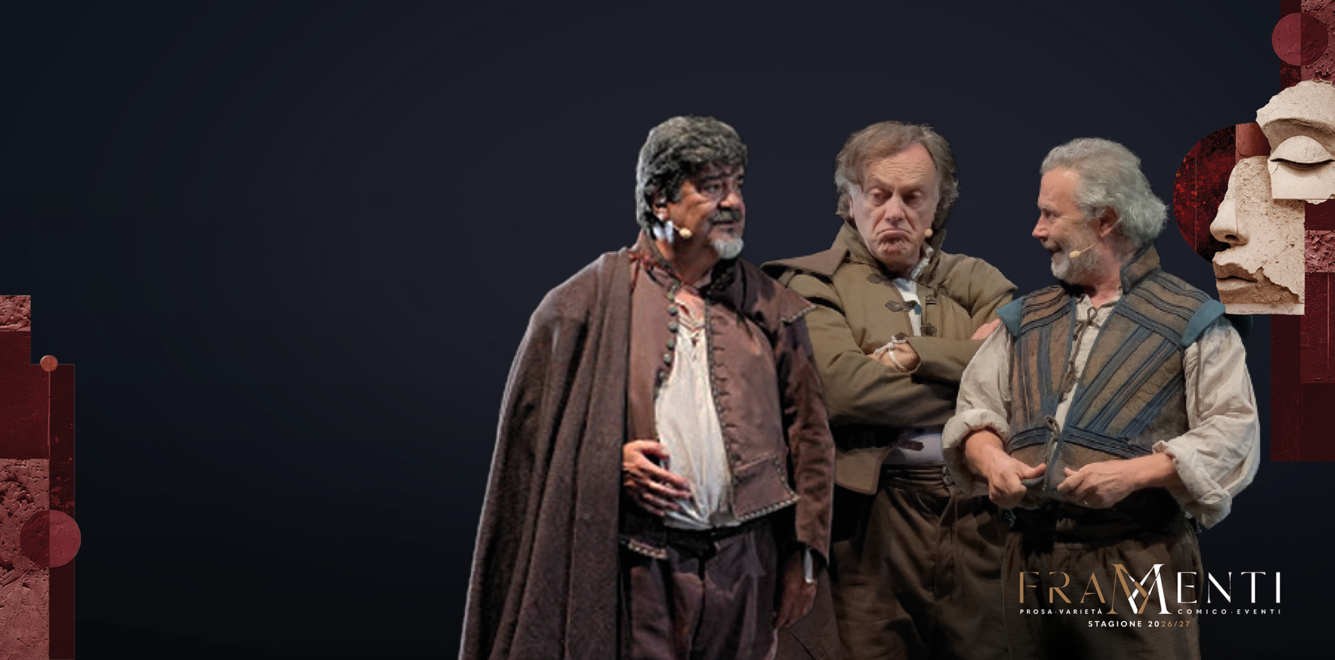 FRANCESCO PANNOFINO, FRANCESCO ACQUAROLI, PAOLO SASSANELLI in ROSENCRANTZ E GUILDENSTERN SONO MORTI